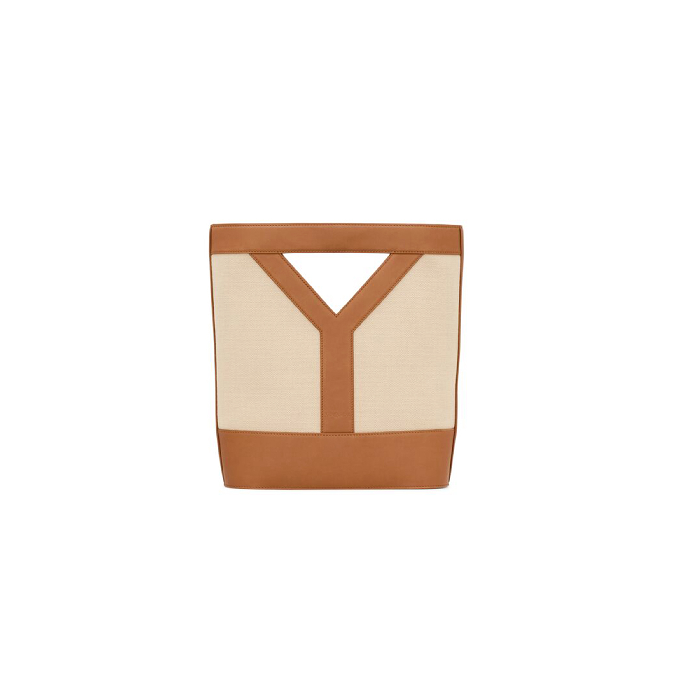 YSL Y BUCKET IN CANVAS AND LEATHER 808224FAC7T9637 (30*33*10cm)